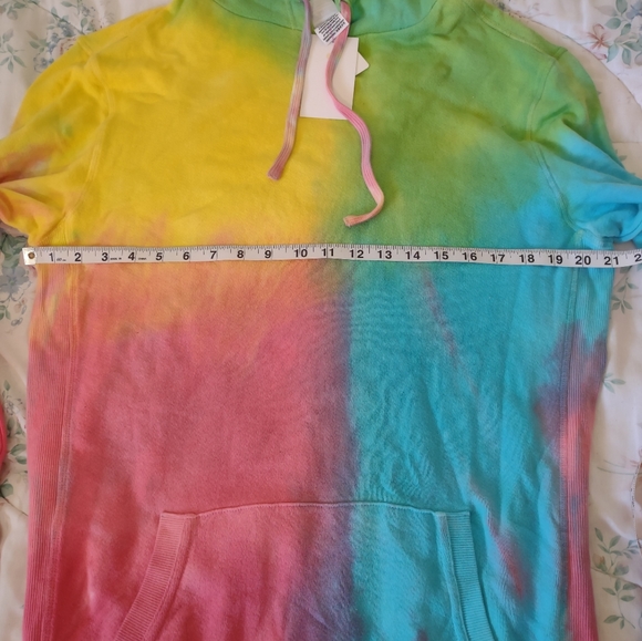 NWT VS PINK X Spiritual Gangster Tie Dye Hoodie Dress - Picture 6 of 13